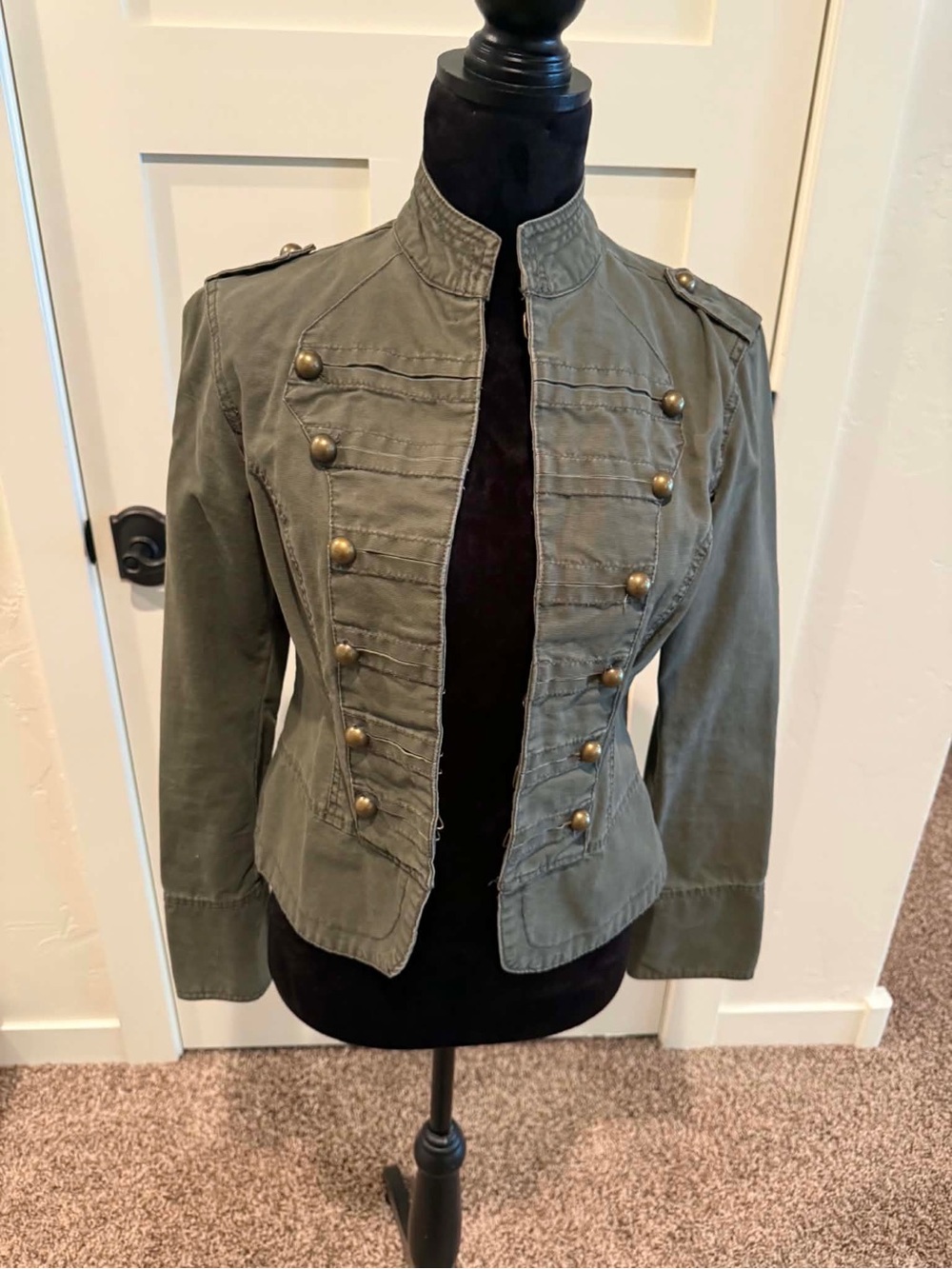 Aeropostale Military-Style Olive Green Women's Jacket Size M